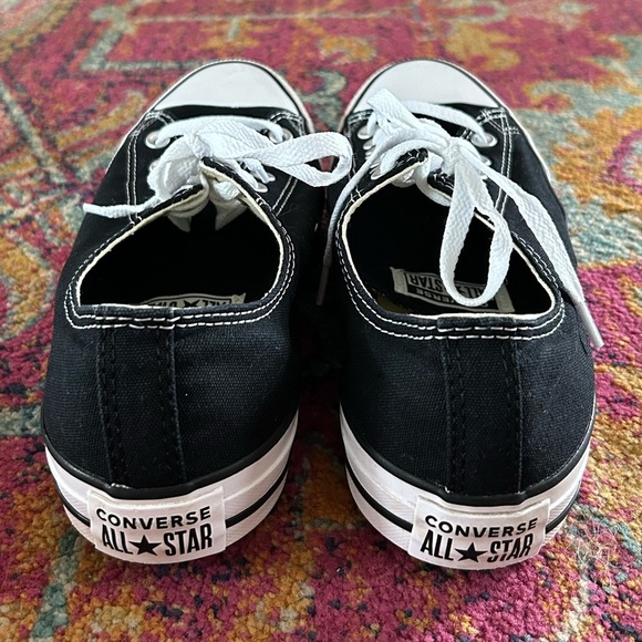 Converse | Unisex black classic All Star lace up sneakers Men’s 9.5 Women’s 11.5 - Picture 12 of 16